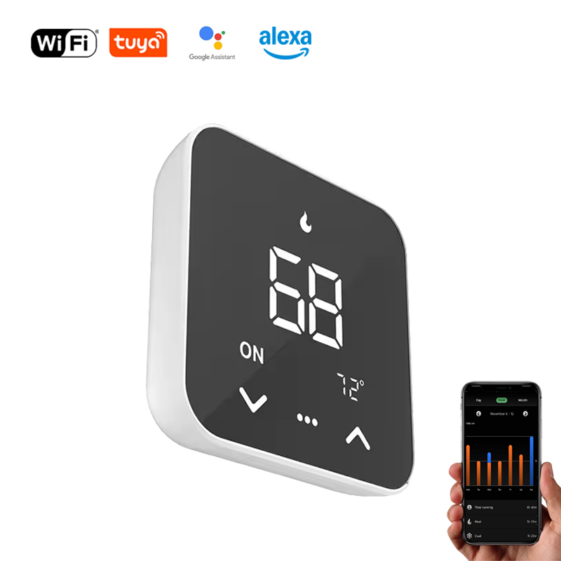 Smart Home System - 2026new Tuya WiFi Smart Thermostat 24V