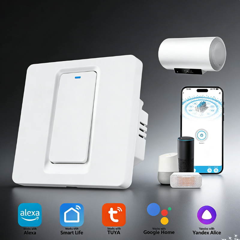 Smart Home System - Smart Water Heater Switch/WiFi&Bluetooth Touch Control