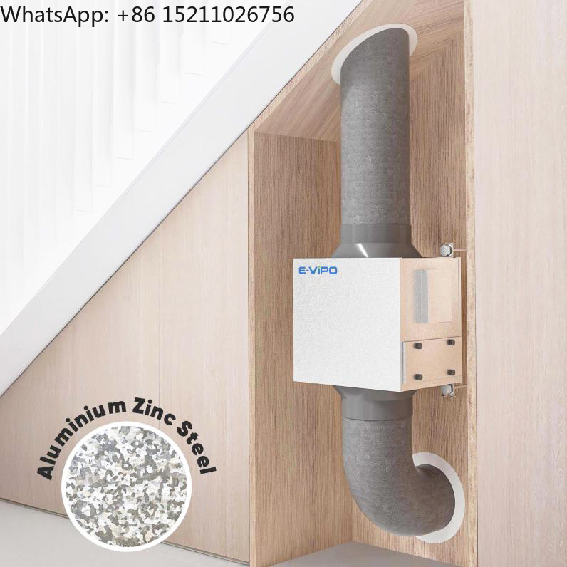 Smart Home Ventilation - E-VIPO Flexible Unidirectional Ventilation Unit Extracting
