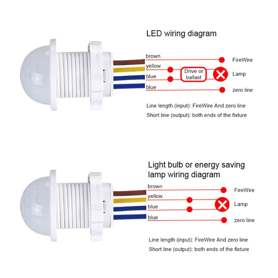 Smart Home Outdoor - PIR Motion Sensor Detector Smart Switch