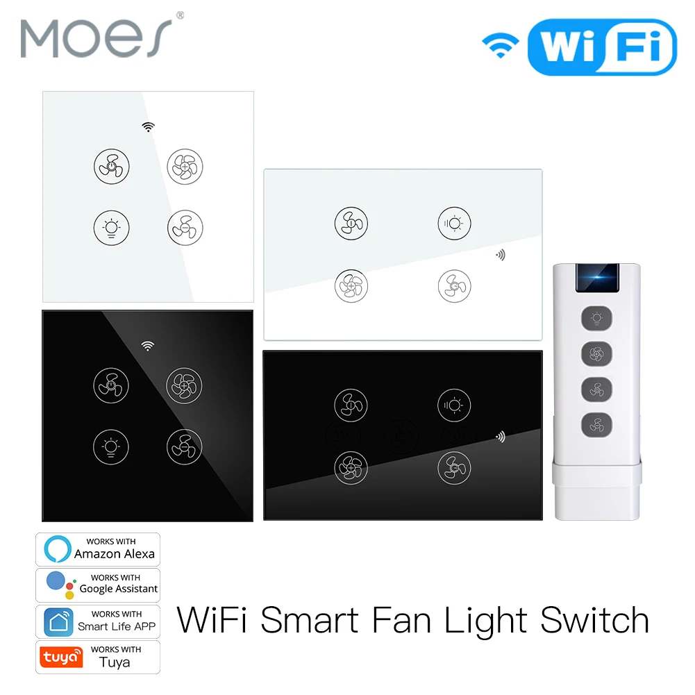 WiFi Mới RF Thông Minh Quạt Tr - đánh giá và giá Smart Home Ventilation