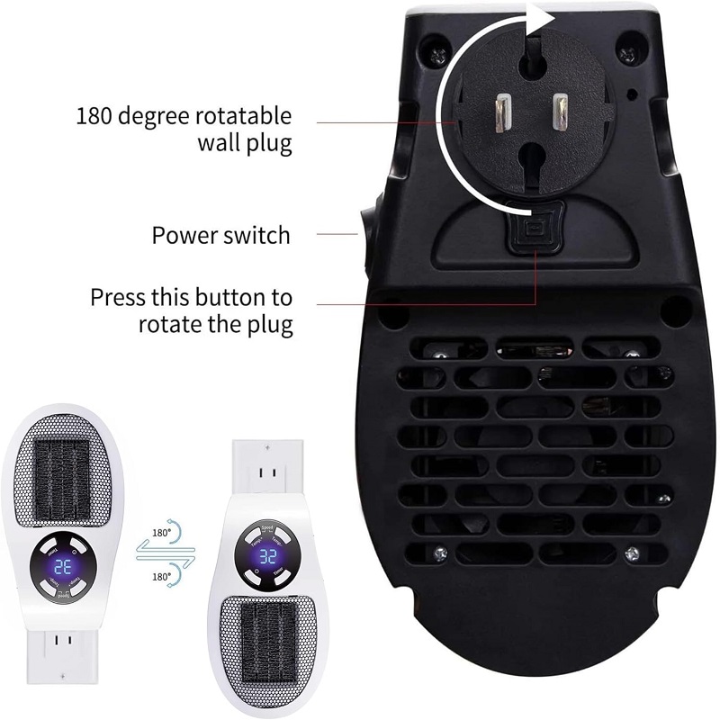 Eco Plug in Electric Heater Wa - đánh giá và giá Smart Bathroom Fan