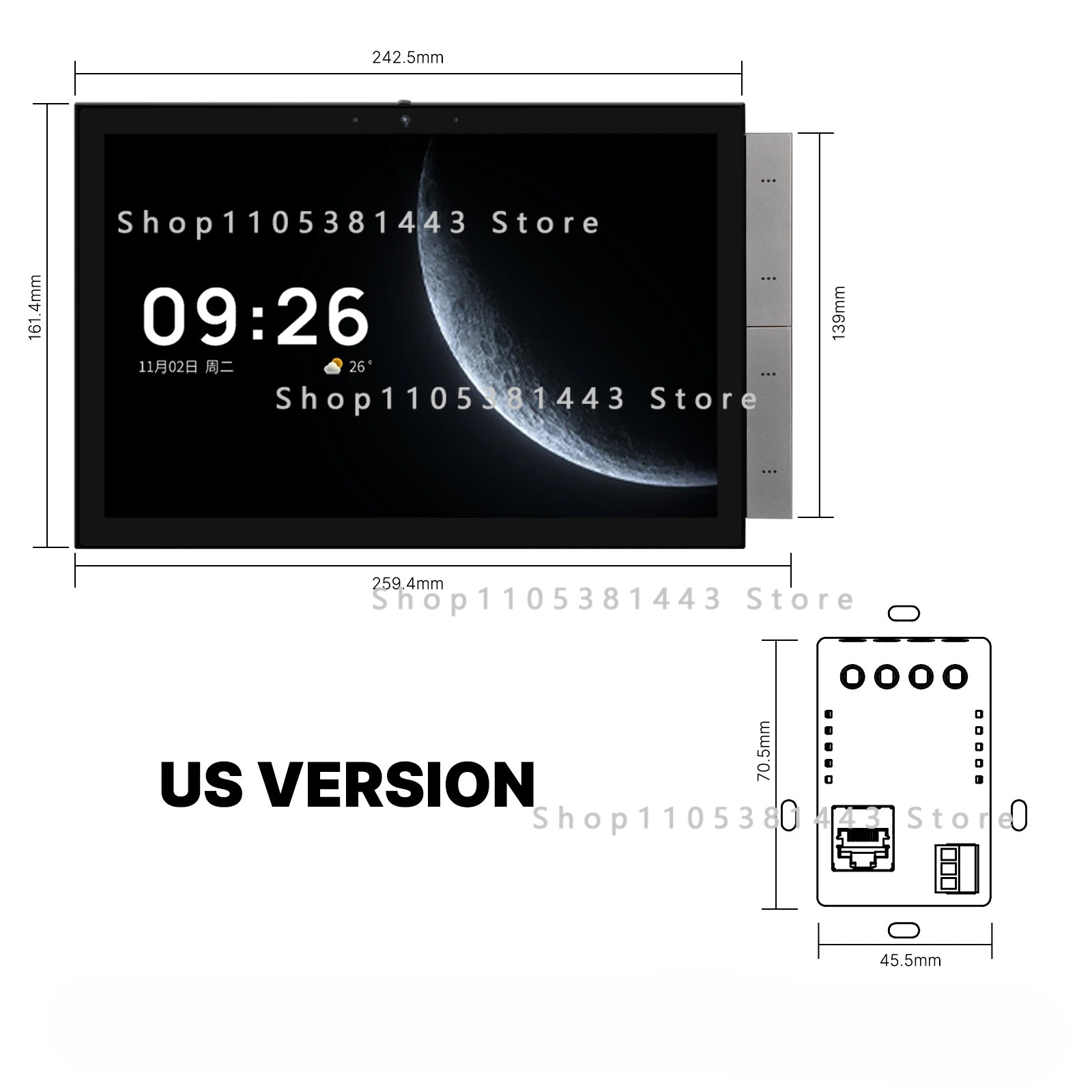 Home Automation 2026 Moes Tuya - đánh giá và giá Smart Home Control Panel