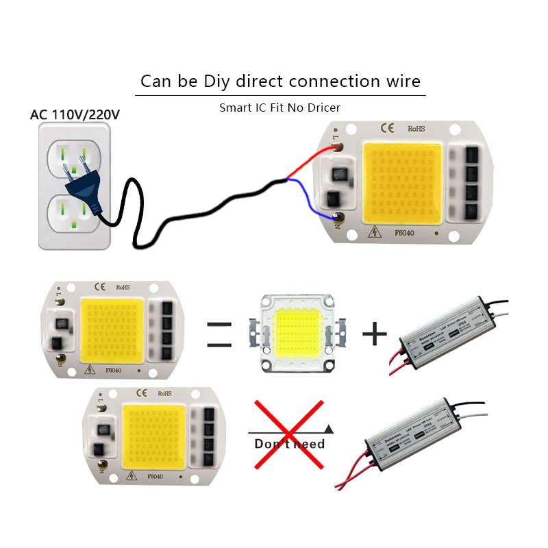 3000K 6000K LED COB Chip Light - đánh giá và giá Smart Home Outdoor
