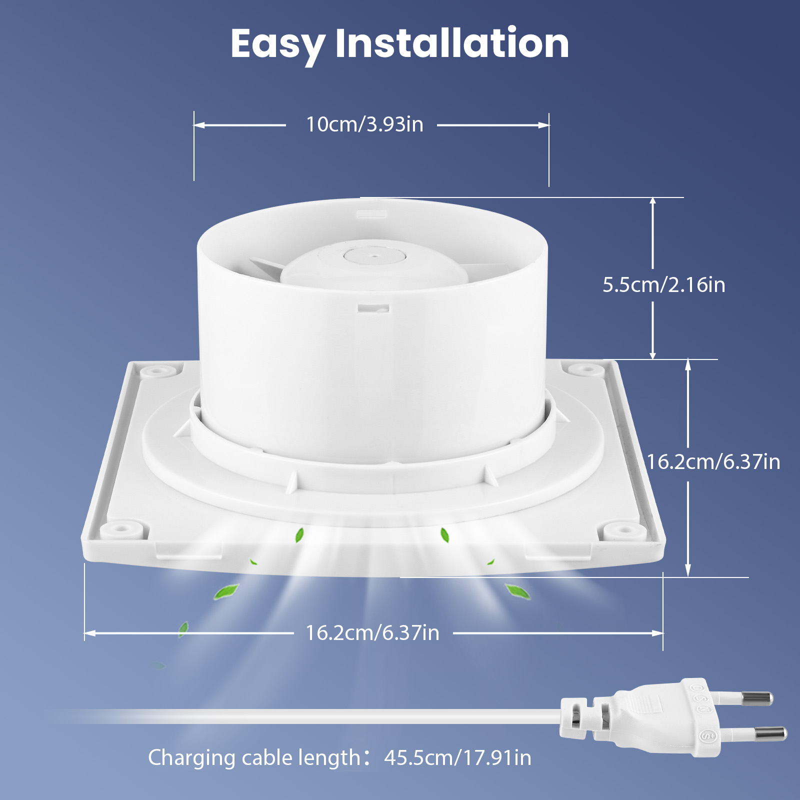 100mm Bathroom Exhaust Fan Dou - đánh giá và giá Smart Bathroom Fan