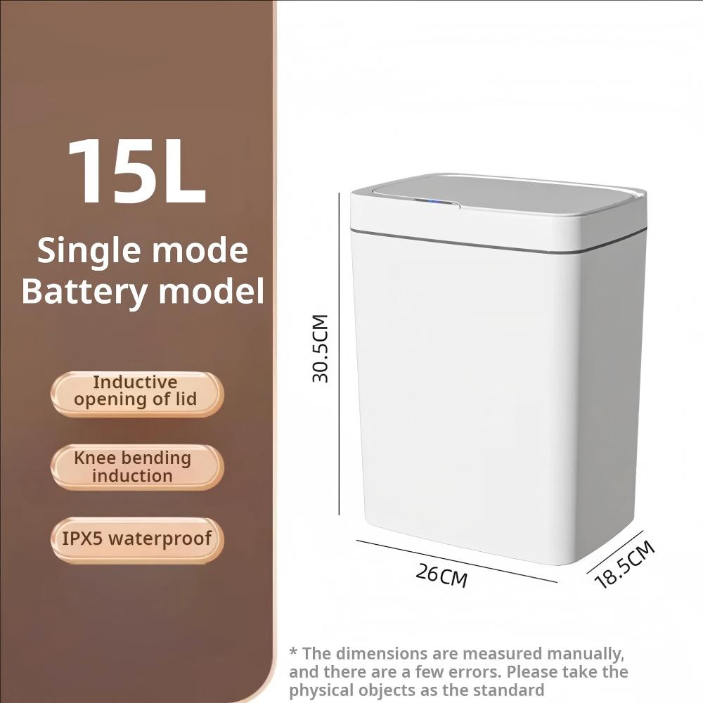White Touchless 15L Smart Sens - đánh giá và giá Smart Home Junkie