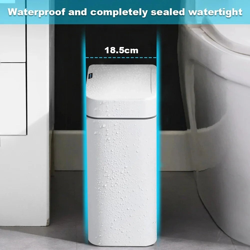 Smart Bathroom Trash Can Autom - đánh giá và giá Smart Home Junkie