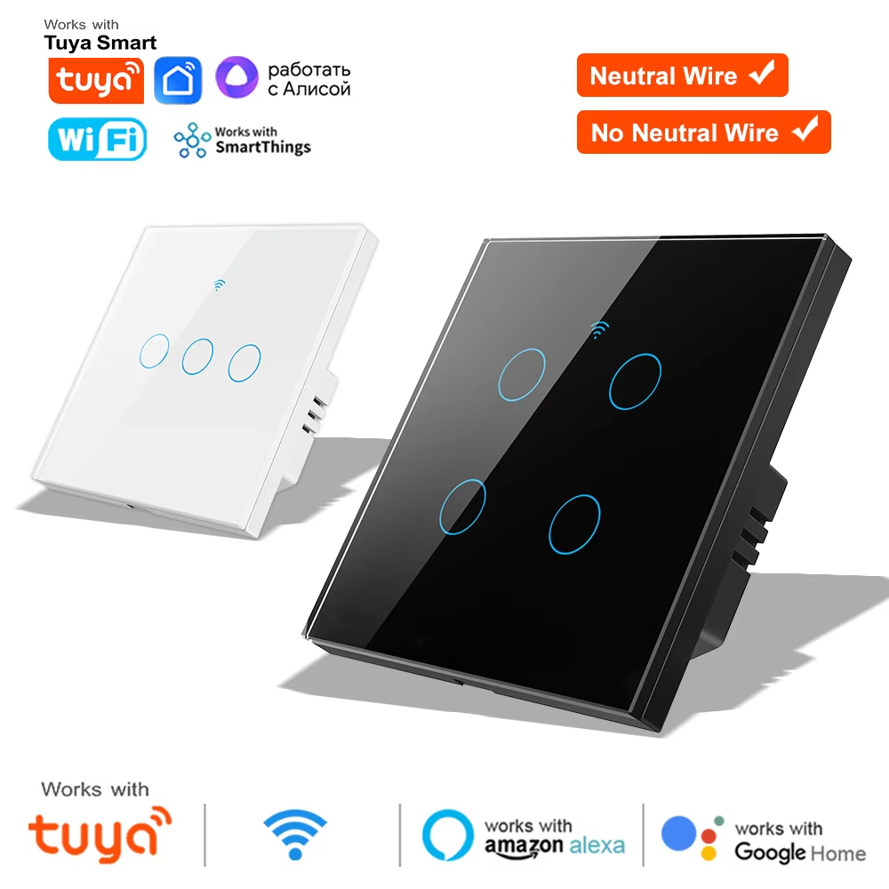 1 2 3 4 Gang WiFi RF 433mhz To - đánh giá và giá Smart Home System