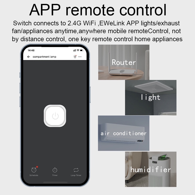 Ewelink WiFi Smart Switch Mini - đánh giá và giá Smart Home Bridge