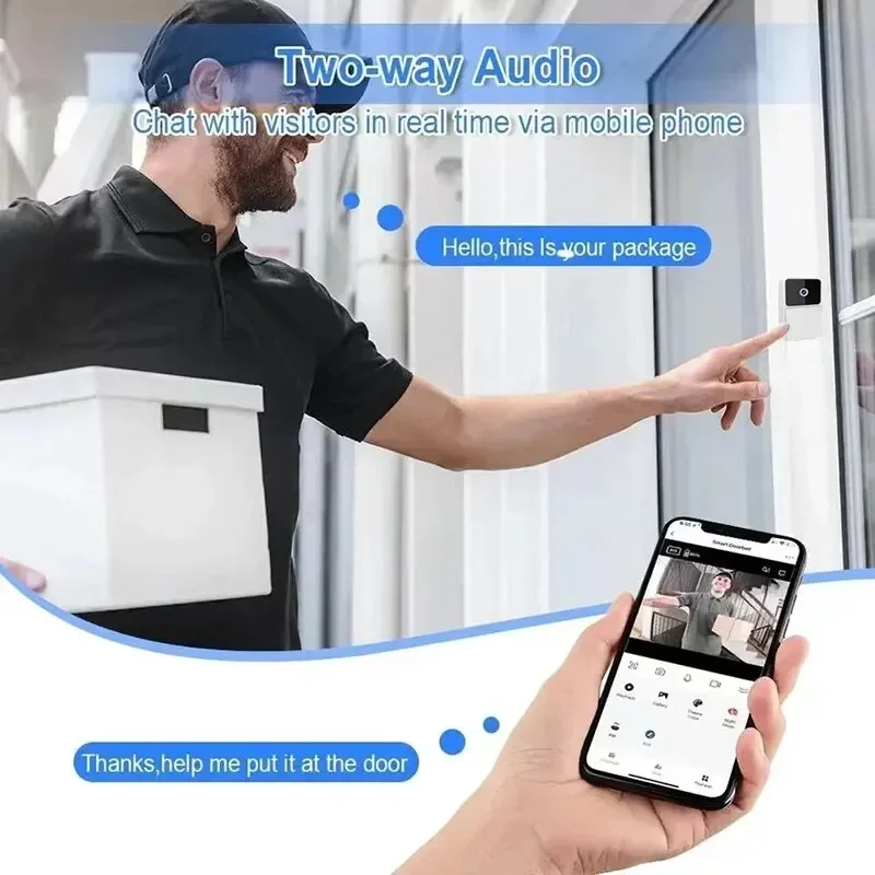 Video Doorbell Camera WiFi Wir - đánh giá và giá Smart Home Video Doorbell Installation