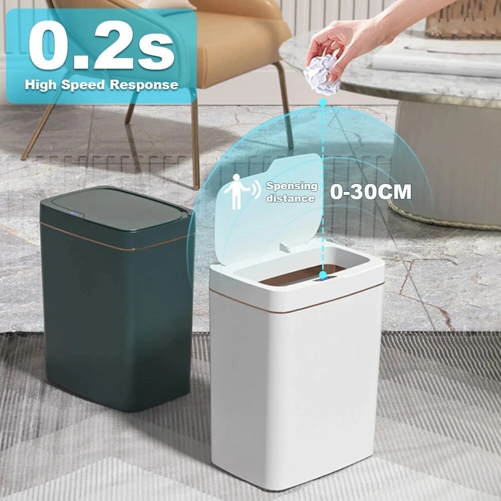 Smart Bathroom Trash Can Autom - đánh giá và giá Smart Home Junkie