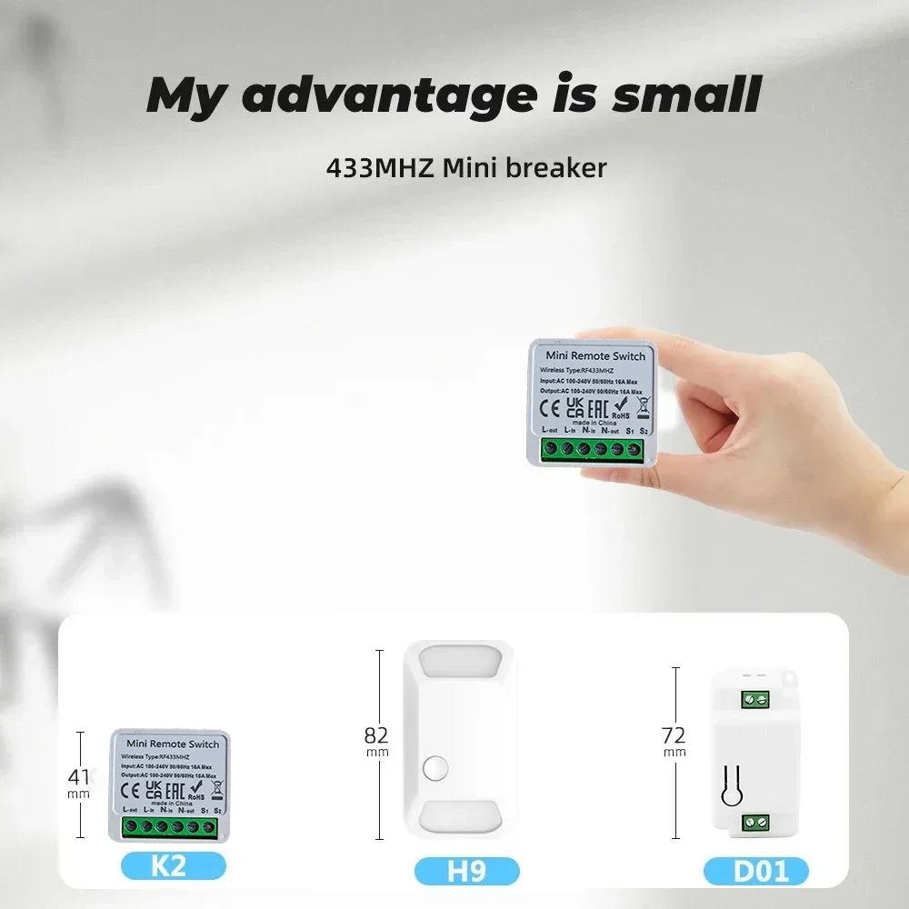 433Mhz RF 86 Wall Panel Switch - đánh giá và giá Smart Home Ventilation