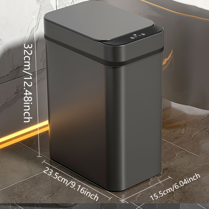 Black Touchless Smart Trash Ca - đánh giá và giá Smart Home Junkie