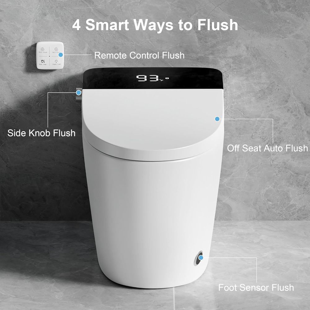 Smart Toilet with Elongated He - đánh giá và giá Smart Night Light