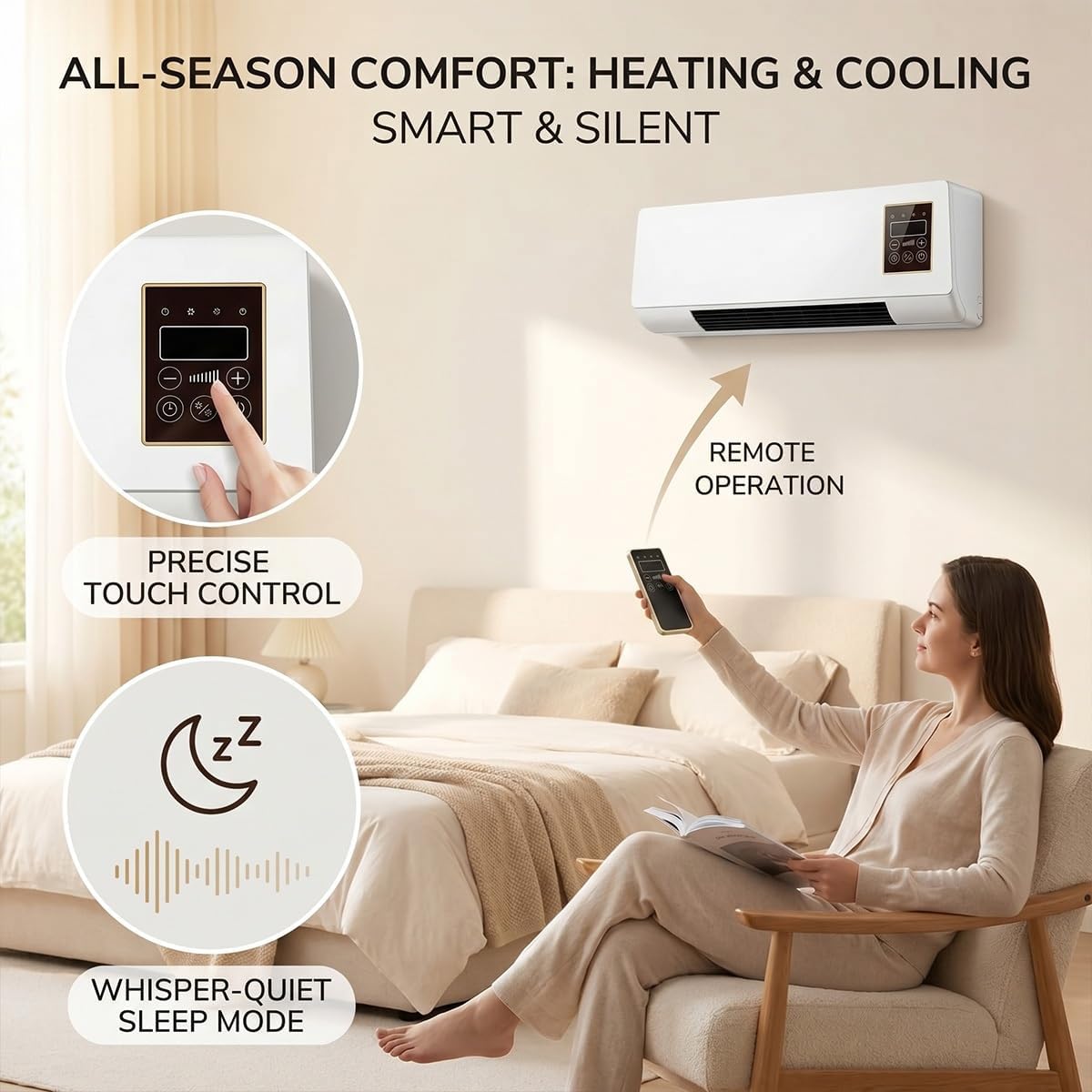 Portable Wall Mounted Air Cond - đánh giá và giá Smart Bathroom Fan