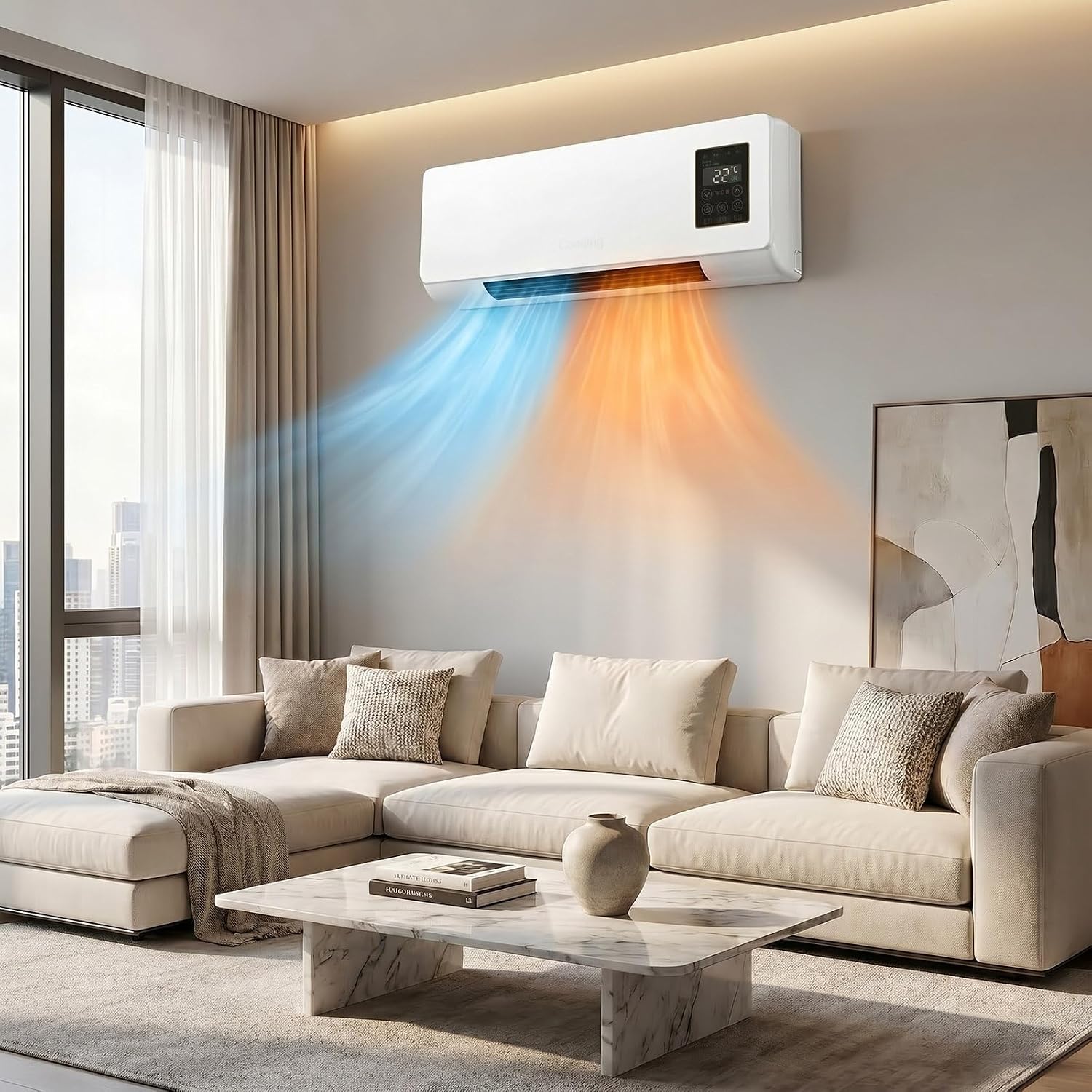 1800W Wall Mounted Air Conditi - đánh giá và giá Smart Bathroom Fan