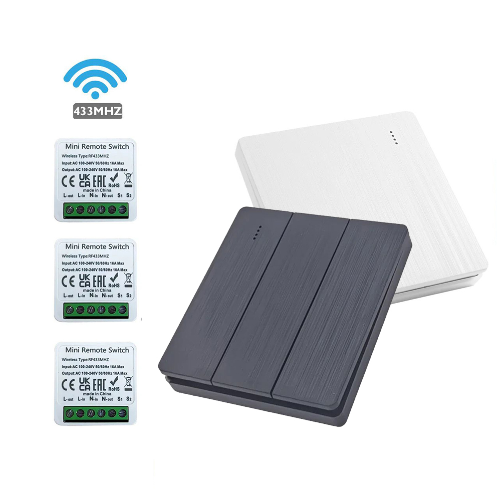 433Mhz RF 86 Wall Panel Switch - đánh giá và giá Smart Home Ventilation
