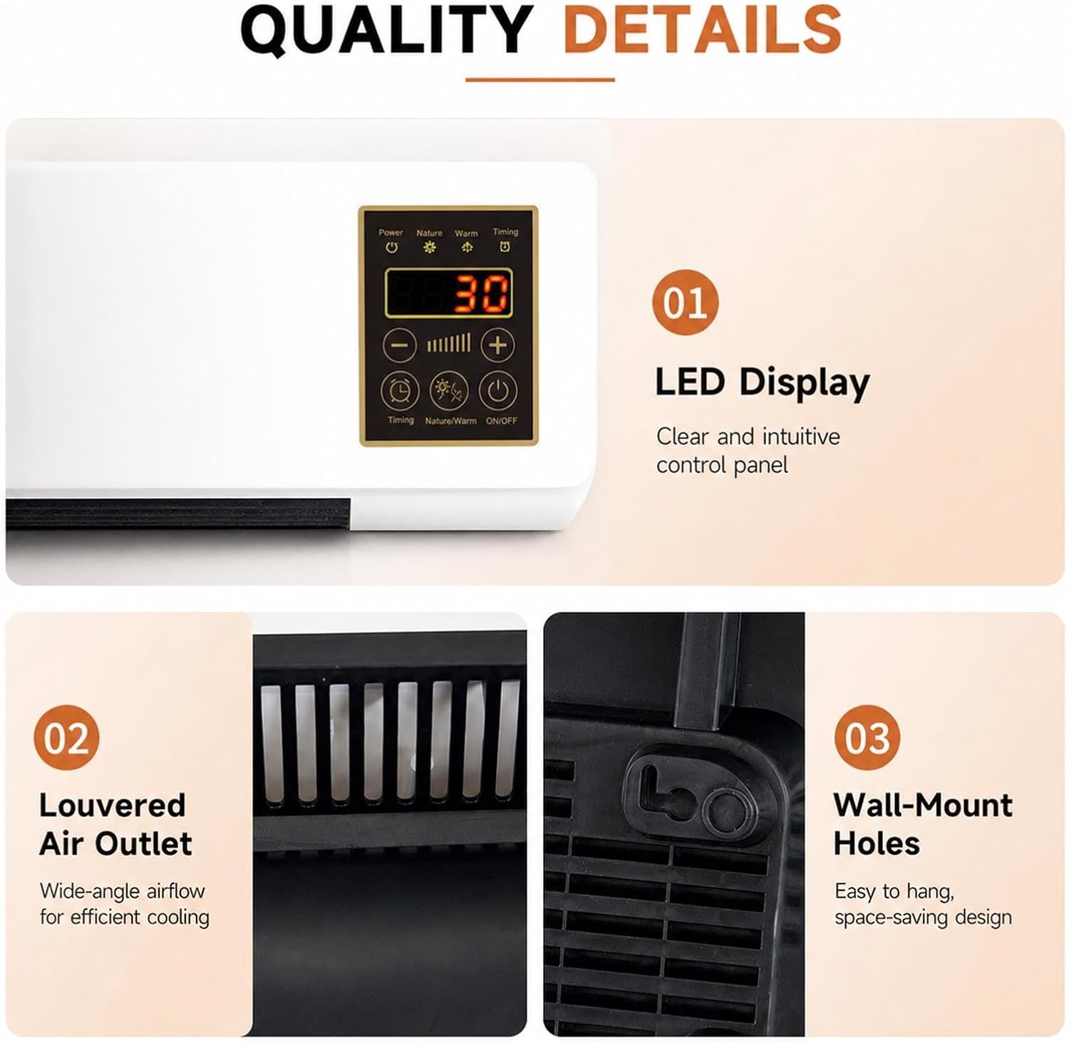 Quiet Wall Mounted Air Conditi - đánh giá và giá Smart Bathroom Fan