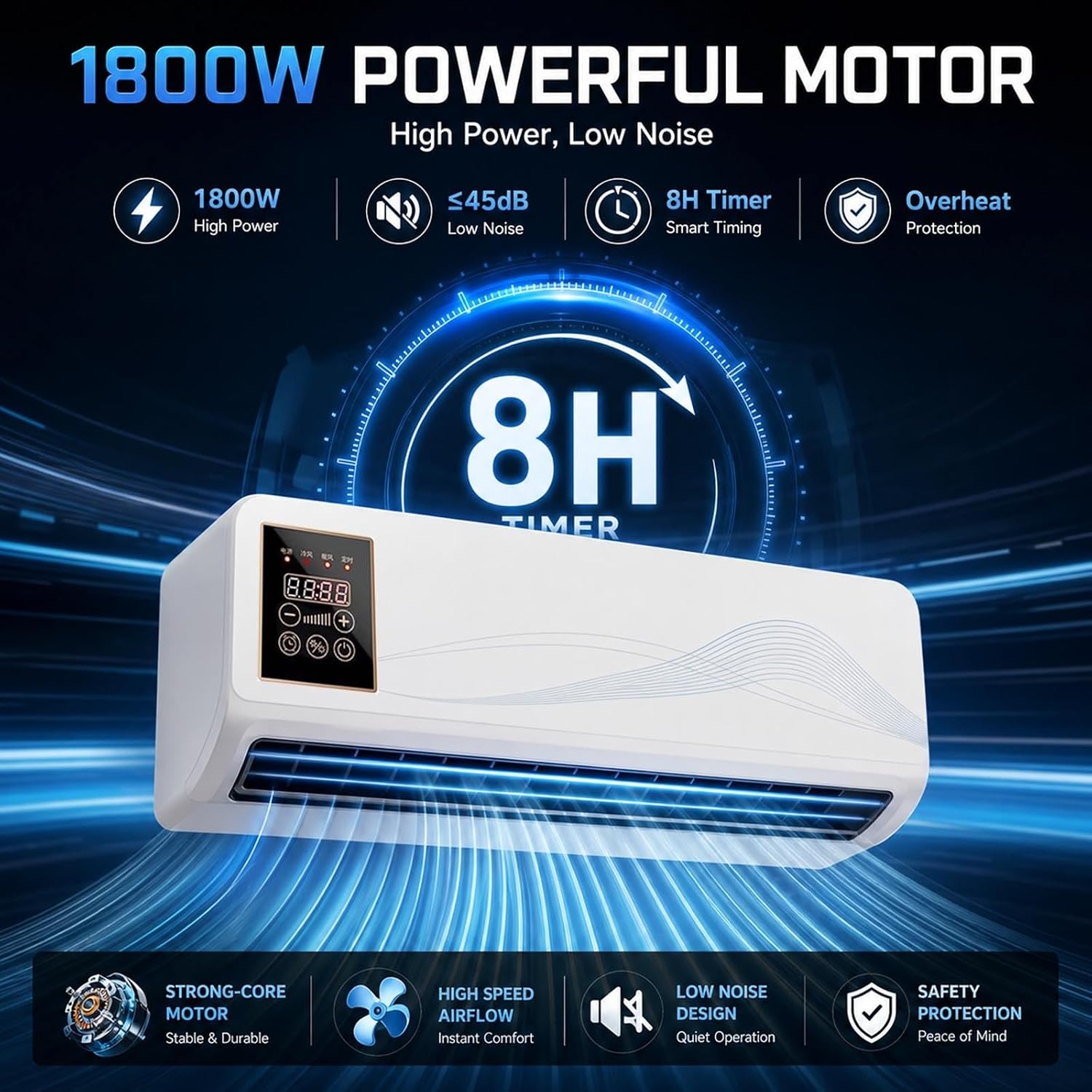 Quiet Wall Mounted Air Conditi - đánh giá và giá Smart Bathroom Fan