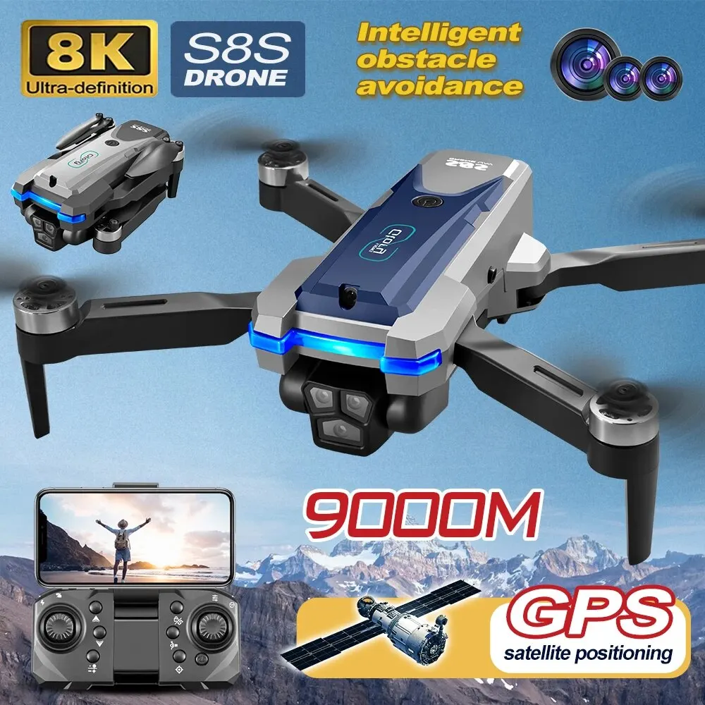 S8S GPS Drone 5G Wifi 8K HD Du - đánh giá và giá Smart Home Camera