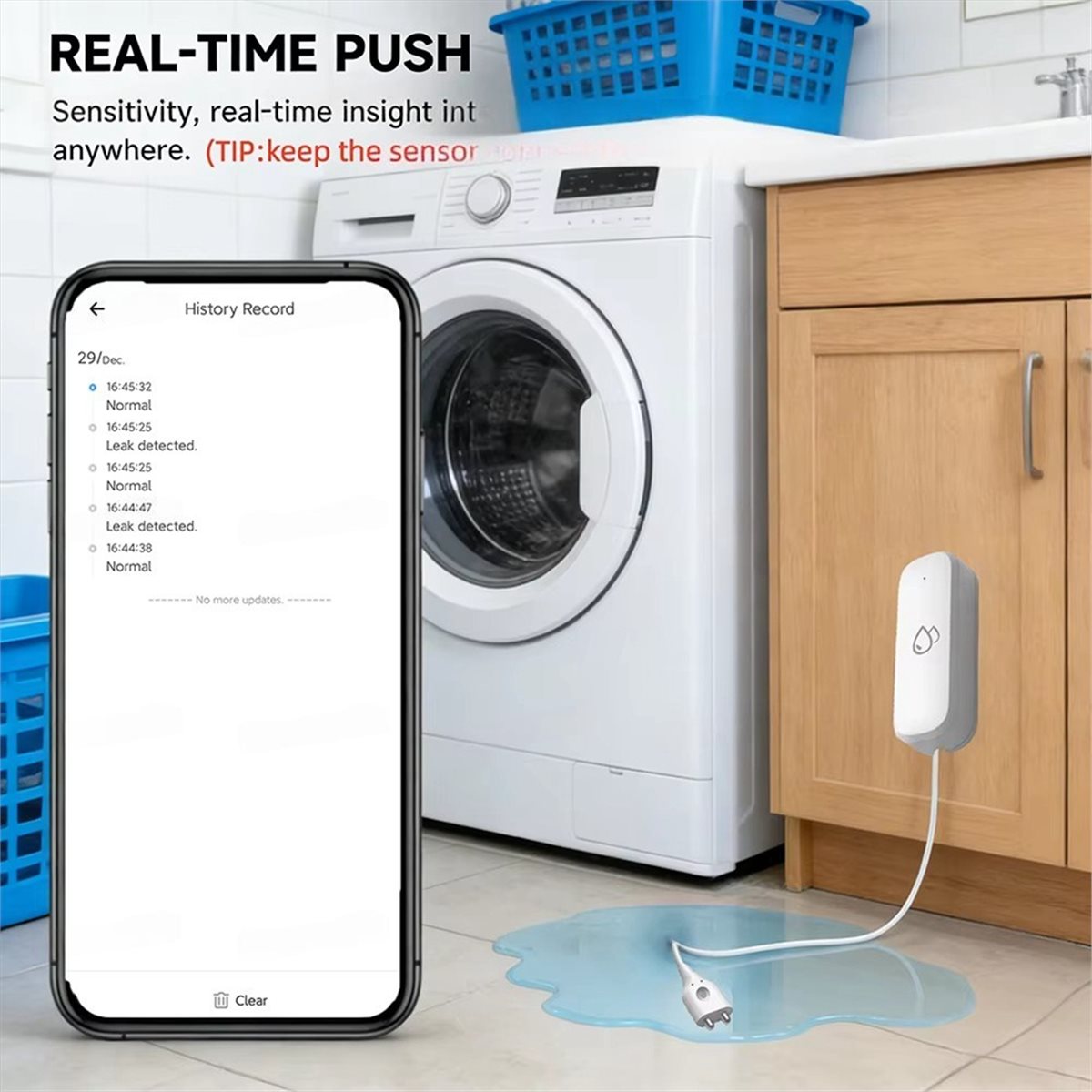 Compatible ZigBee Water Leak S - đánh giá và giá Smart Home Security