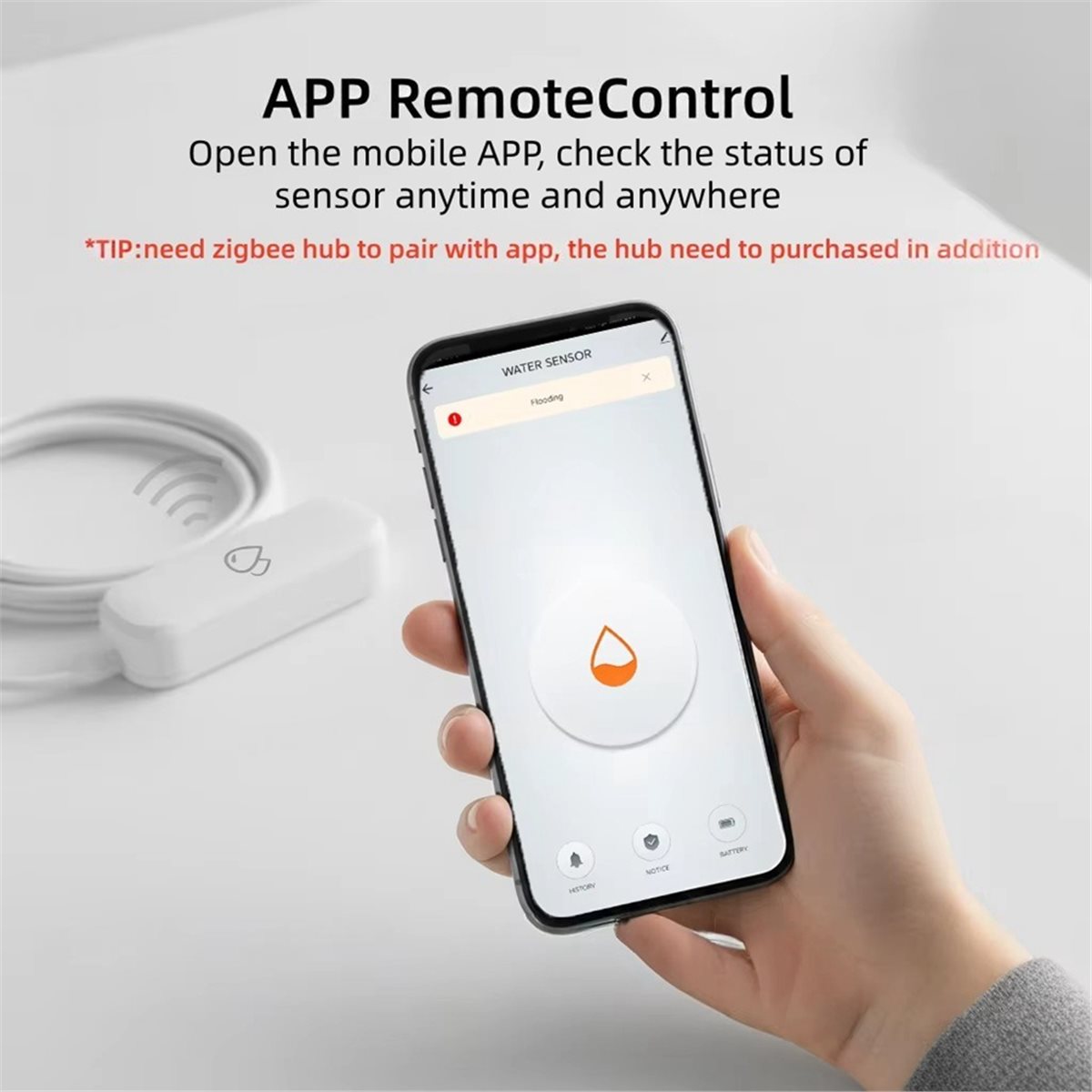 Compatible ZigBee Water Leak S - đánh giá và giá Smart Home Security